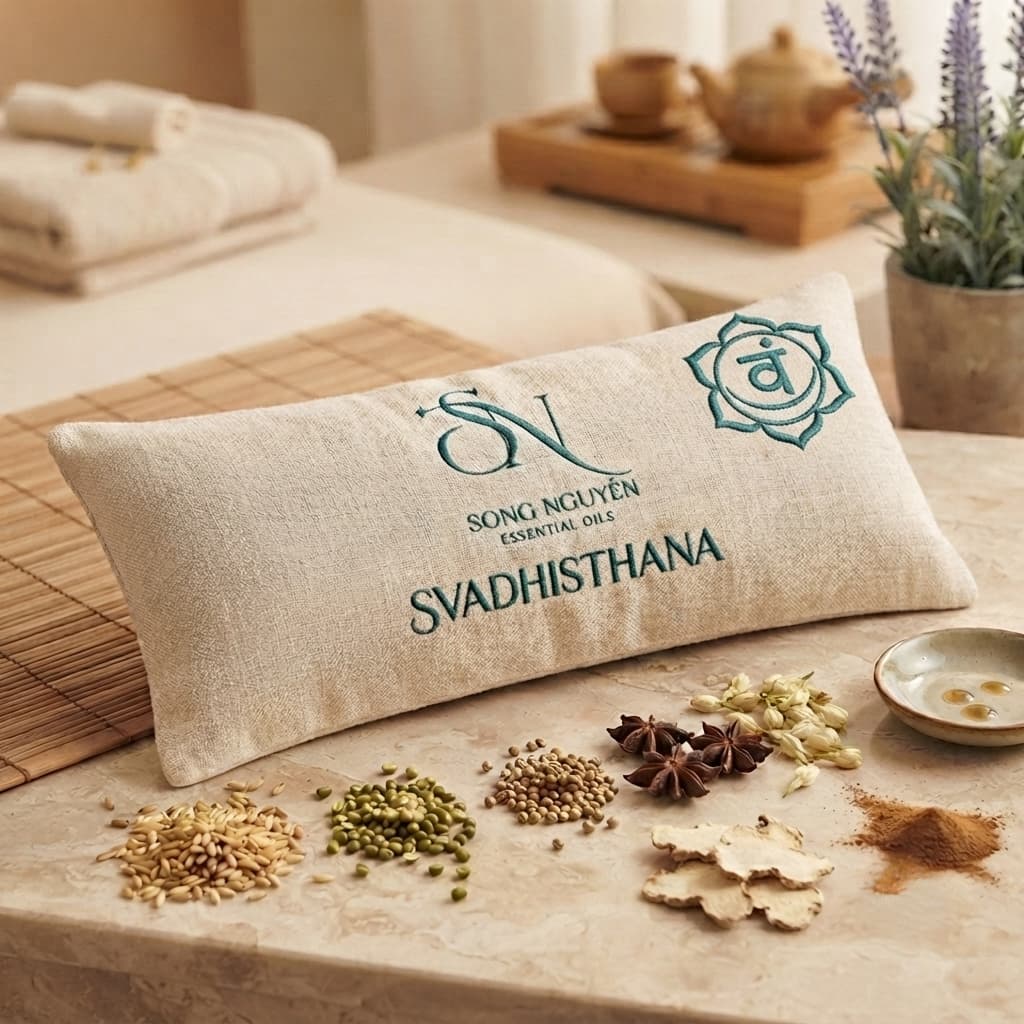 Gối thảo dược: Luân Xa Xương Cùng – Svadhisthana