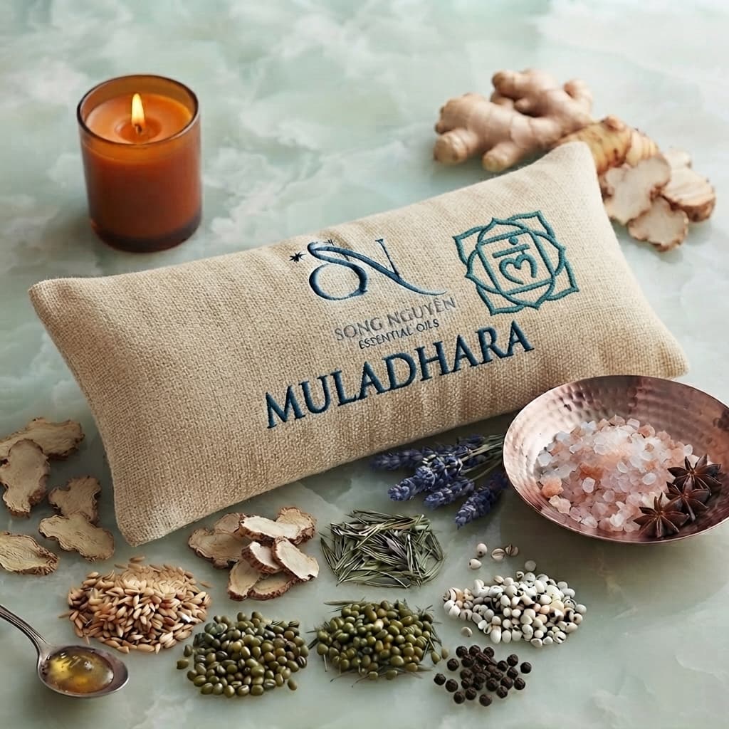 Gối thảo dược: Luân Xa Gốc – Muladhara